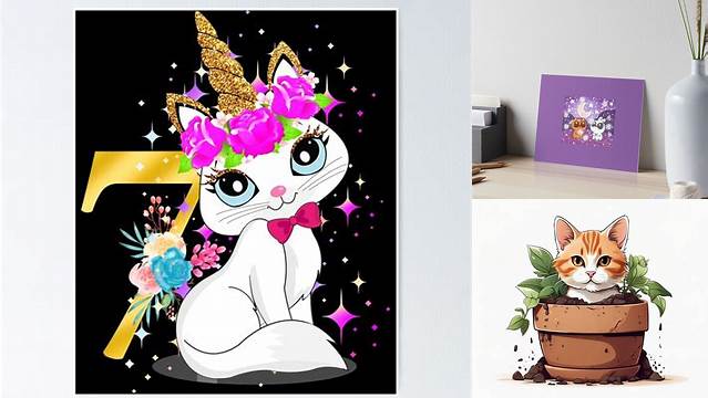 "Birthday Cats - Card" Greeting Cards by Doreen Erhardt | Redbubble