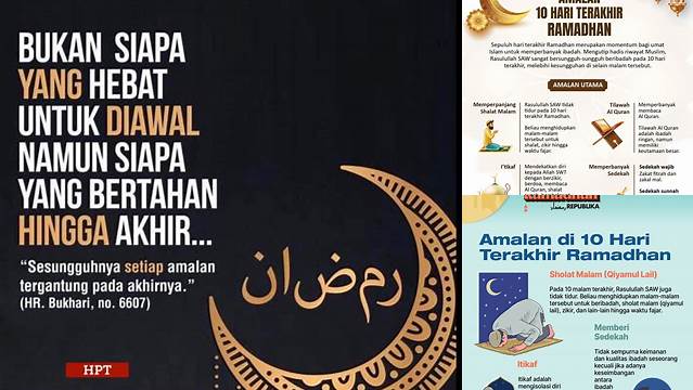 10 Hal Penting tentang 10 Hari Terakhir Ramadhan, Mempersiapkan Idul Fitri