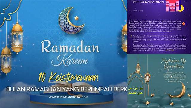 10 Keistimewaan Bulan Ramadhan, Berkah Melimpah Sambut Idul Fitri