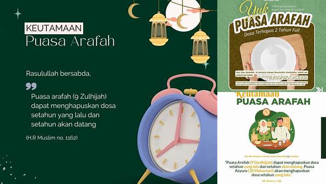 10 Keutamaan Puasa Arafah