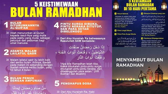 5 Keistimewaan Ramadhan Jelang Idul Fitri yang Menakjubkan