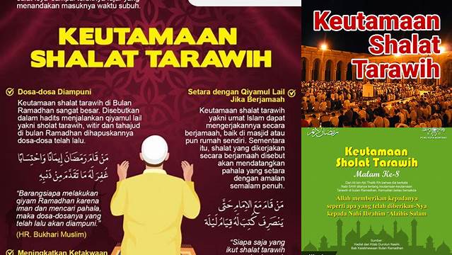 5 Keutamaan Shalat Tarawih