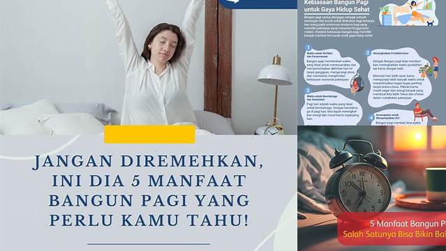 5 Manfaat Bangun Pagi yang Wajib Anda Ketahui