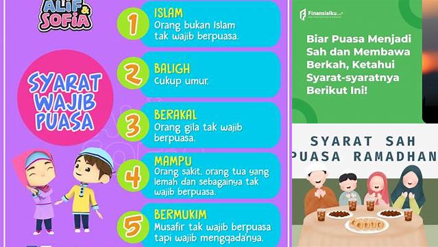 5 Syarat Sah Puasa