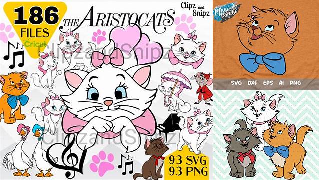 Aristocats svg | Etsy