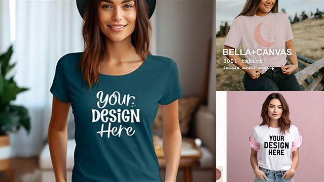 Bella Canvas 3001 Model Mockup 11