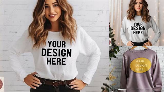 Bella Canvas 3001 Sweatshirt Mockup