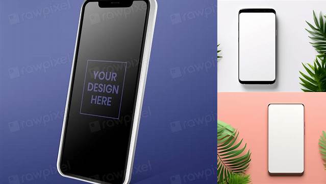 Blank Smartphone Screen Mockup