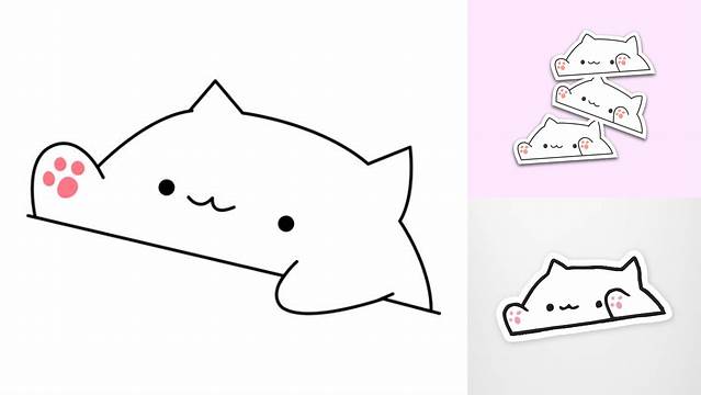 Bongo Cat Sticker - Sticker Mania