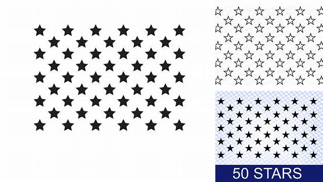 Calligraphy AMERICAN flag stars svg 50 STARS SVG Union 50 stars svg 50