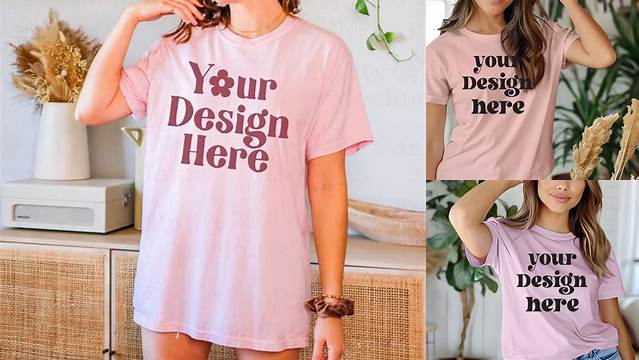 Comfort Colors 1717 Blossom Mockup