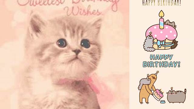 Cute Kitty Happy Birthday Gif - Jas fur Kid
