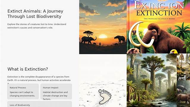 Extinct Jungle Animals: Stories And Conservation
