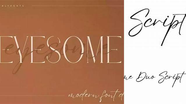 Eyesome Script Font: Free Download From DaFont
