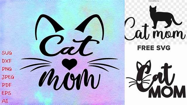 Free Cat Mom SVG - Free Svg with SeleART