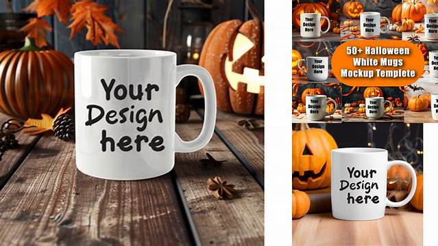 Halloween White Mug Mockups