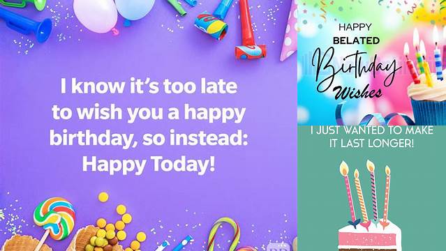 Happy Belated Birthday: What to Do & Say When You've Blown It » All