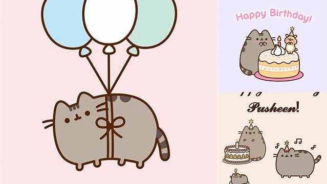 Happy Birthday! | Pusheen happy birthday, Pusheen birthday, Pusheen cute