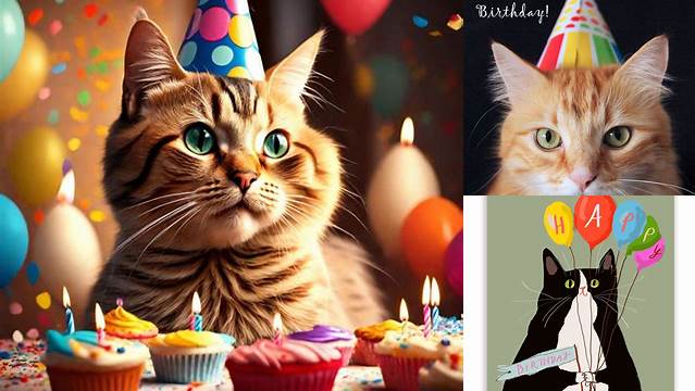 Happy Birthday Cat | Happy birthday cat, Cool birthday cards, Cat birthday