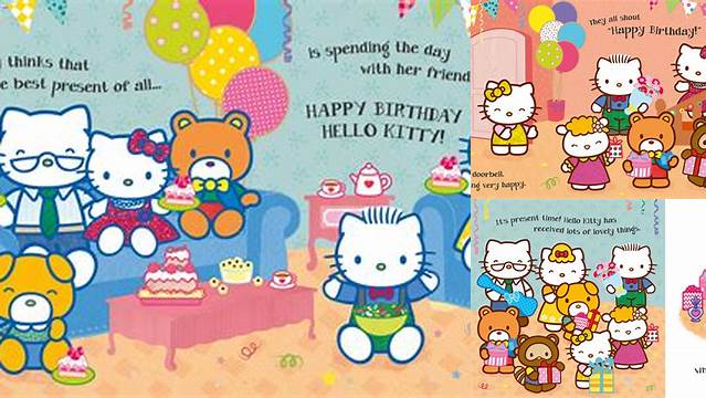 Hello Kitty: Happy Birthday! - Banana Bear Books Design and Illustration