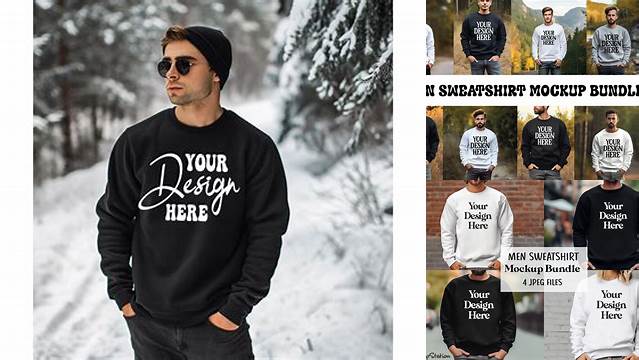 Men Sweatshirt Mockup 5