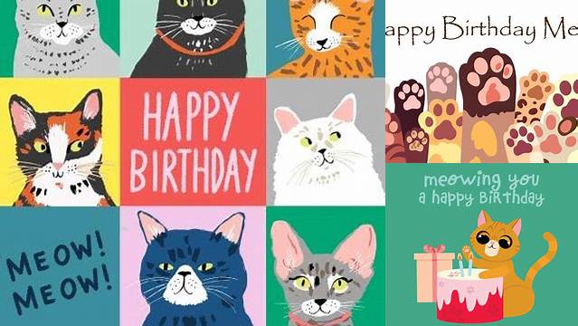 Meow Meow Birthday | Birthday, Greeting cards, Greetings
