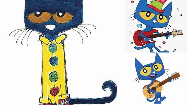 Pete The Cat Clipart - Bilscreen