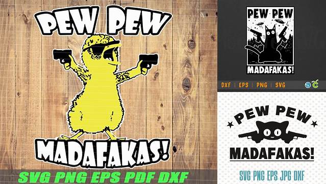 Pew Pew Madafakas SVG PNG/ Custom file format/ Printable/ | Etsy