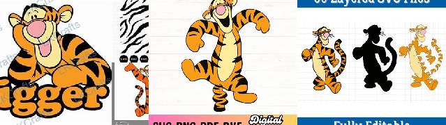 Tigger Stripes SVG: Design Magic Unleashed!