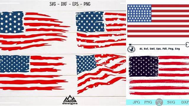 USA flag svg usa Vector Clipart Cut File usa Clip Art | Etsy