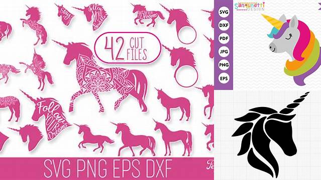 Unicorn Magic: SVG, PDF, DXF Cut Files For Crafting