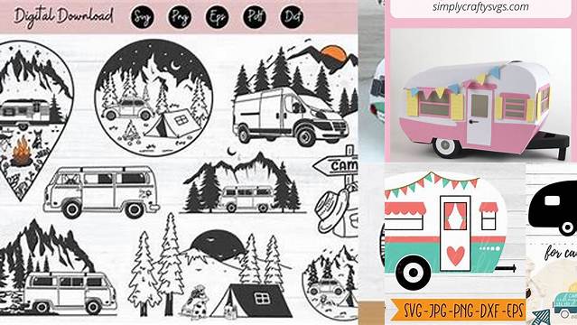 Vintage Camper SVG: Crafting Retro Charm