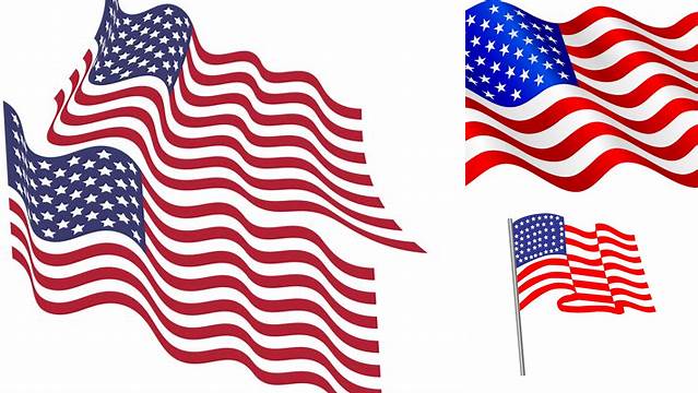 Waving American Flag Vector Free Download at GetDrawings | Free download