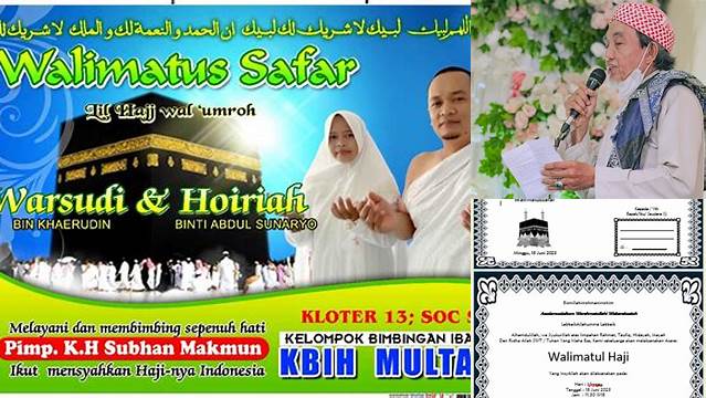 Acara Walimatussafar Haji