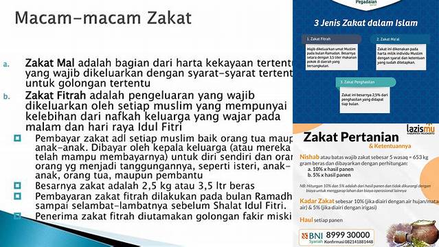 Ada Berapa Macam Zakat