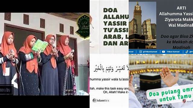 Allahumma Yassir Lana Ziarah Makkah Madinah