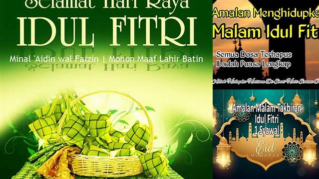 Amalan Malam Idul Fitri