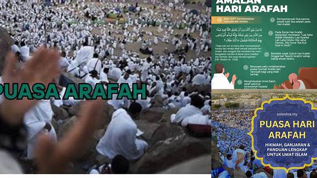 Amalan Puasa Arafah