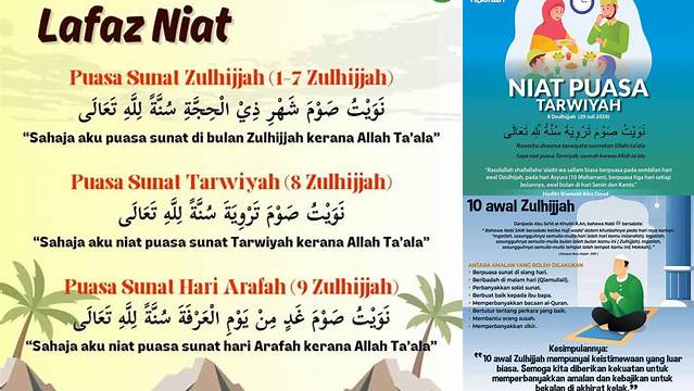 Amalan Puasa Tarwiyah