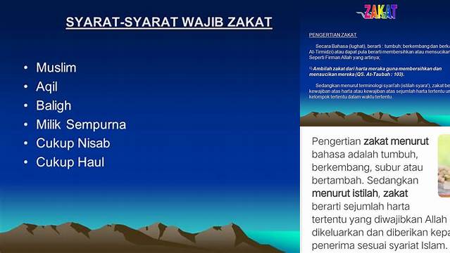 Apa Arti Zakat Menurut Bahasa