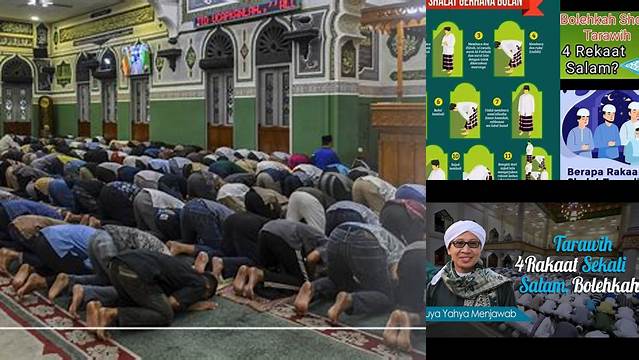 Apa Boleh Shalat Tarawih 4 Rakaat