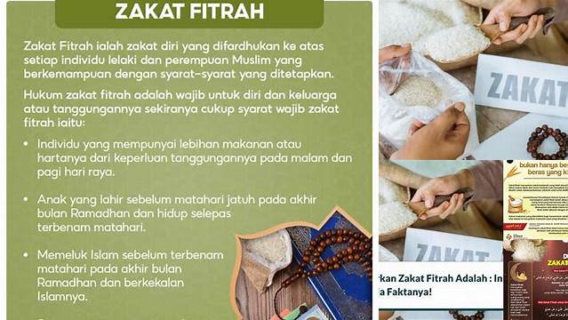 Apa Hukum Mengeluarkan Zakat Fitrah