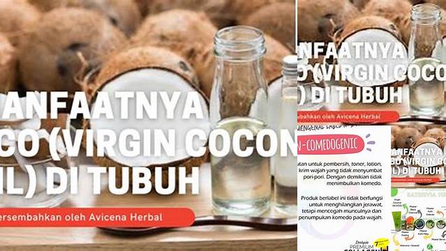 Temukan Manfaat VCO yang Jarang Diketahui Wajib Anda Ketahui