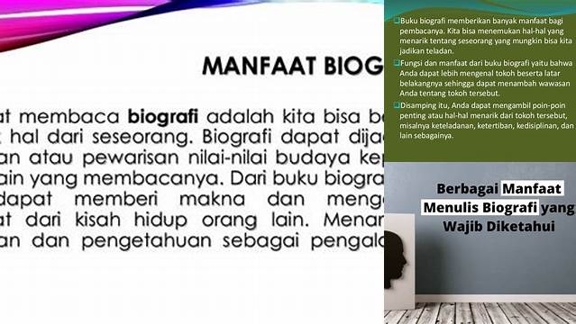 Temukan Manfaat Biografi yang Jarang Diketahui