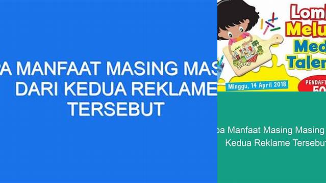 Temukan Manfaat Dahsyat Iklan yang Jarang Diketahui