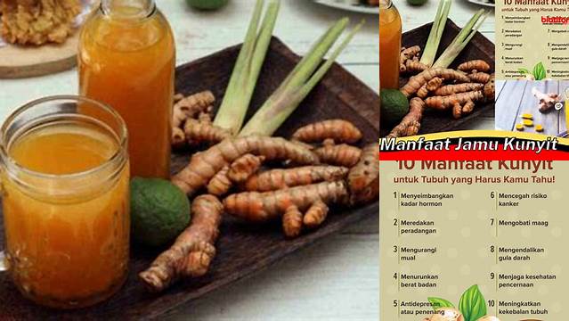 Temukan Khasiat Jamu Kunyit yang Jarang Diketahui