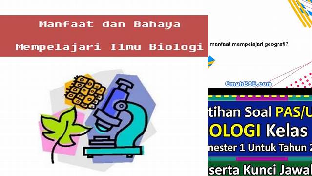 Manfaat Mempelajari Biologi yang Perlu Anda Ketahui