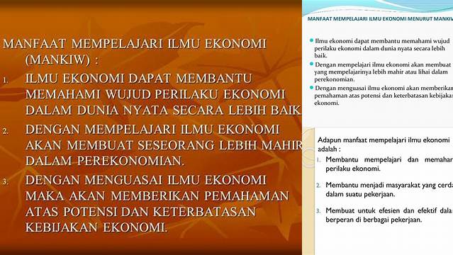 Temukan Rahasia Manfaat Ilmu Ekonomi yang Jarang Diketahui