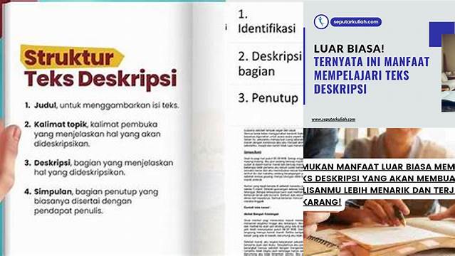 Temukan Manfaat Mempelajari Teks Deskripsi yang Jarang Diketahui