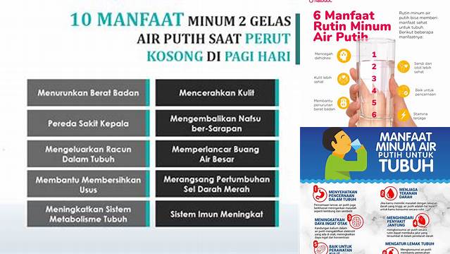 Temukan Beragam Manfaat Minum Air Putih yang Jarang Diketahui